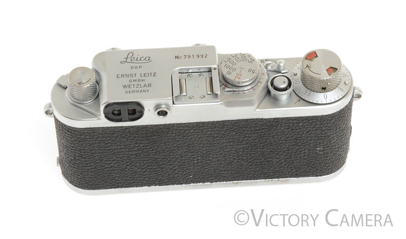 Leica IIIF Camera Color Dial Body -Good Working- [GOOD] - Victory Camera