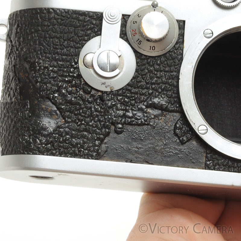 Leica IIIF Camera Color Dial Body -Good Working- [GOOD] - Victory Camera