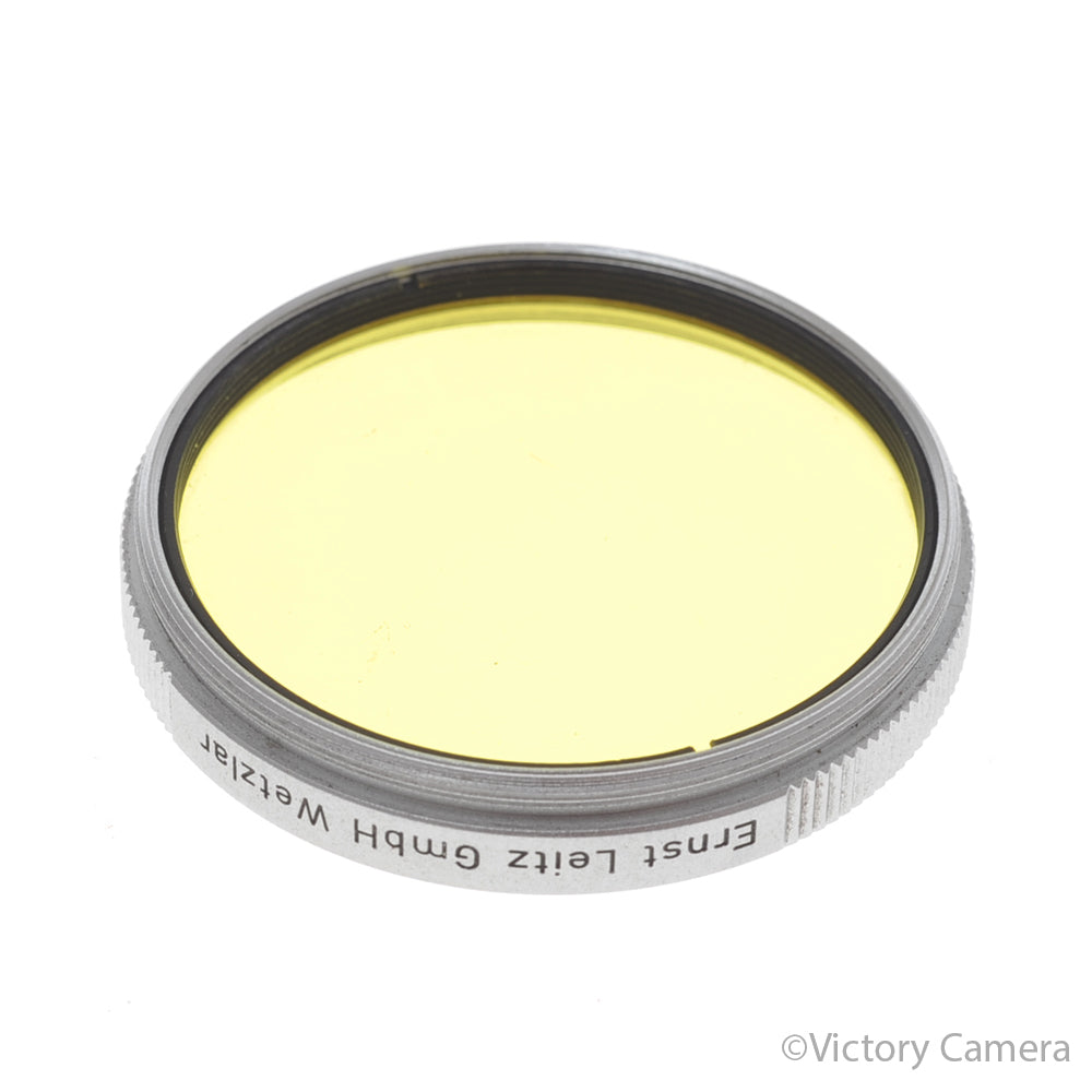 Leica Leitz Chrome E39 39mm Yellow Filter for Black & White Photo [EXC+] image 2