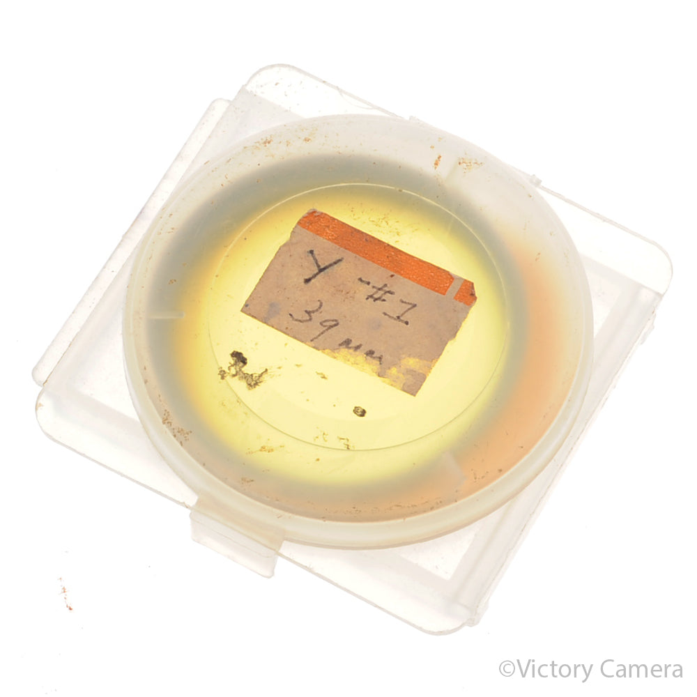 Leica Leitz Chrome E39 39mm Yellow Filter for Black & White Photo [EXC+] image 3