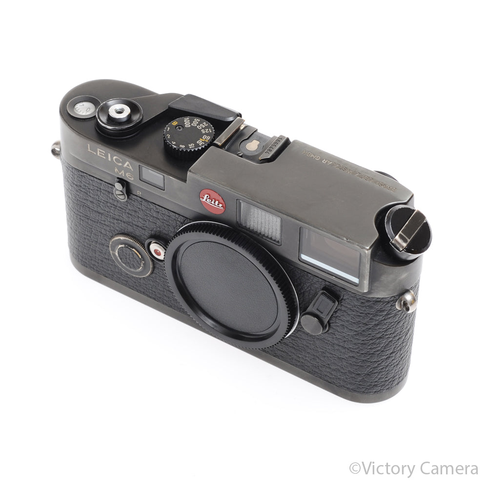Leica M6 Classic Black 35mm Rangefinder Camera Body -CLA'd- [EXC-] - Victory Camera