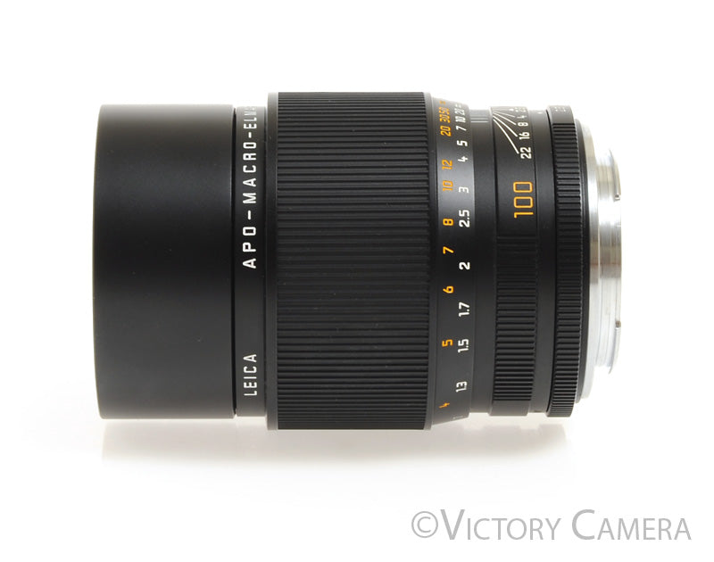 Leica 100mm f2.8 APO-MACRO-ELMARIT-R E60 3 Cam Lens -Clean in Box- [EX