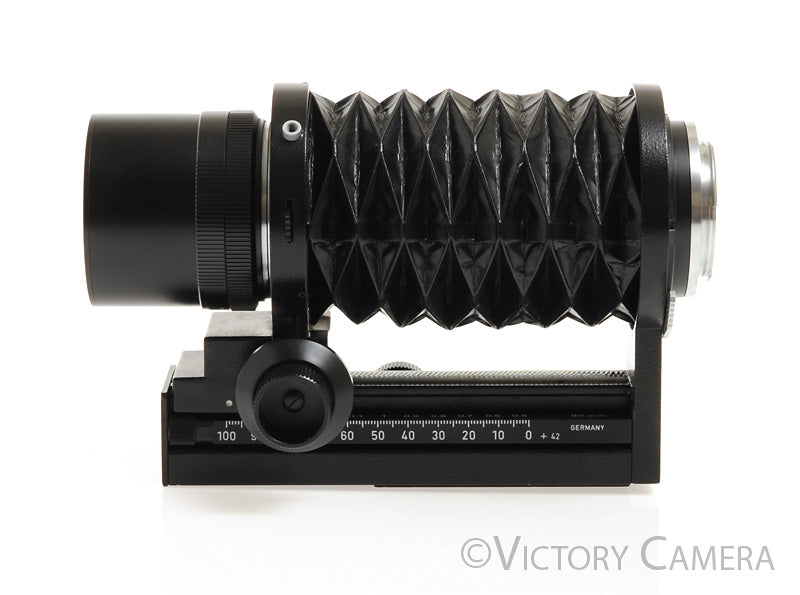 Leica Macro-Elmar 100mm F4 R Lens on Bellows  [EXC+] - Victory Camera
