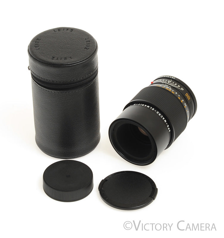 Leica 100mm f2.8 APO-MACRO-ELMARIT-R E60 3 Cam Lens -Clean in Box- [EX