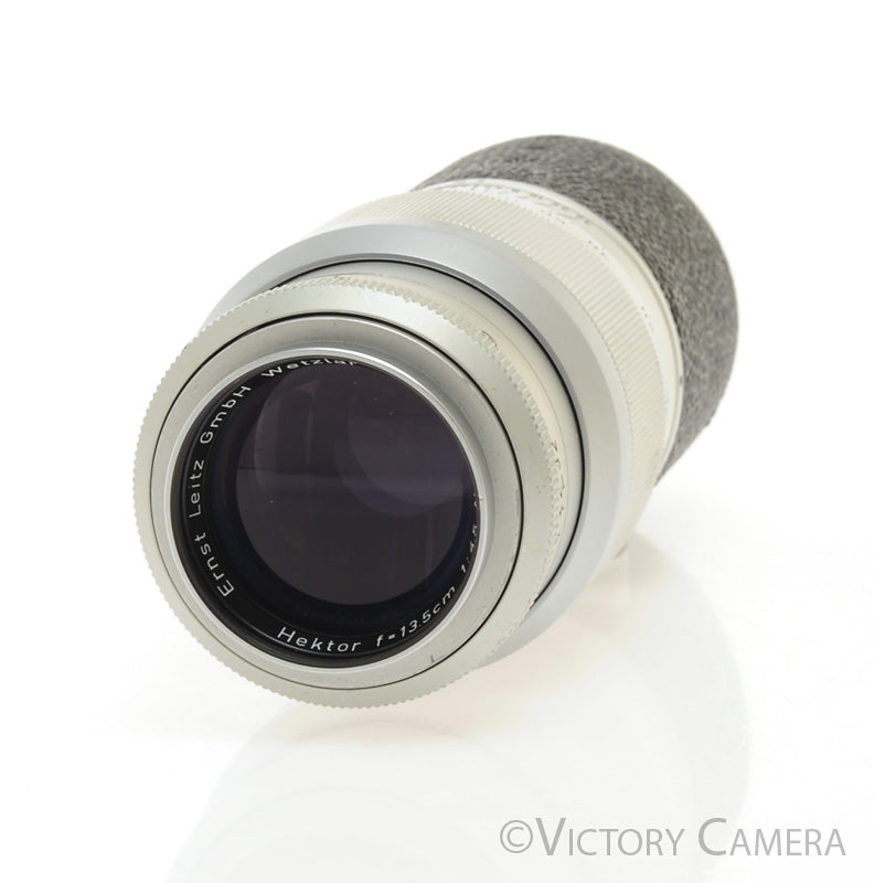 Leica Hektor 13.5cm 135mm f4.5 LTM  Portrait Prime Lens  [EXC+] - Victory Camera