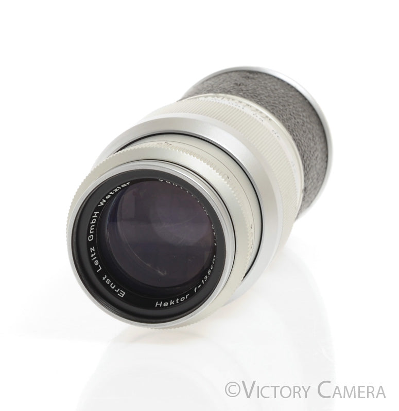 thumbnail image 2 of 39mm Metal Lens Hood For Leica Leitz 135mm F4 HEKTOR & F4.5 Tele Lens – Includes Front Cap 2 of 5