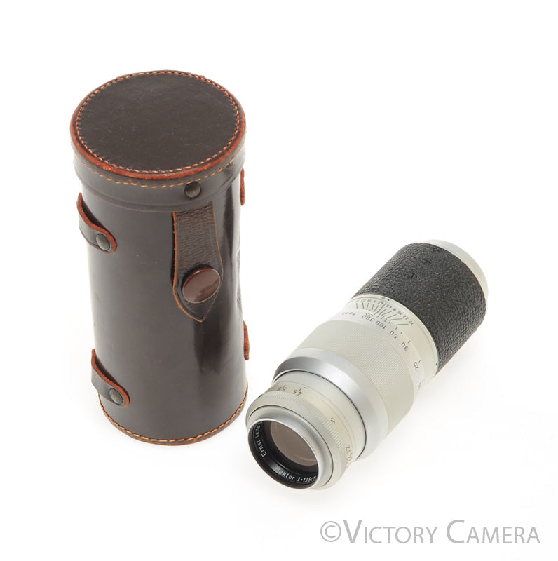 Leica Hektor 13.5cm 135mm f4.5 LTM  Portrait Prime Lens  [EXC+] - Victory Camera