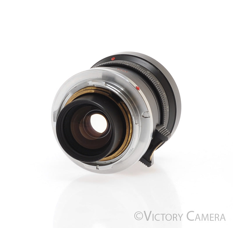 Leica Elmarit 28mm f2.8 V1 Metal Tab M Mount Lens Red Scale [EXC] - Victory Camera