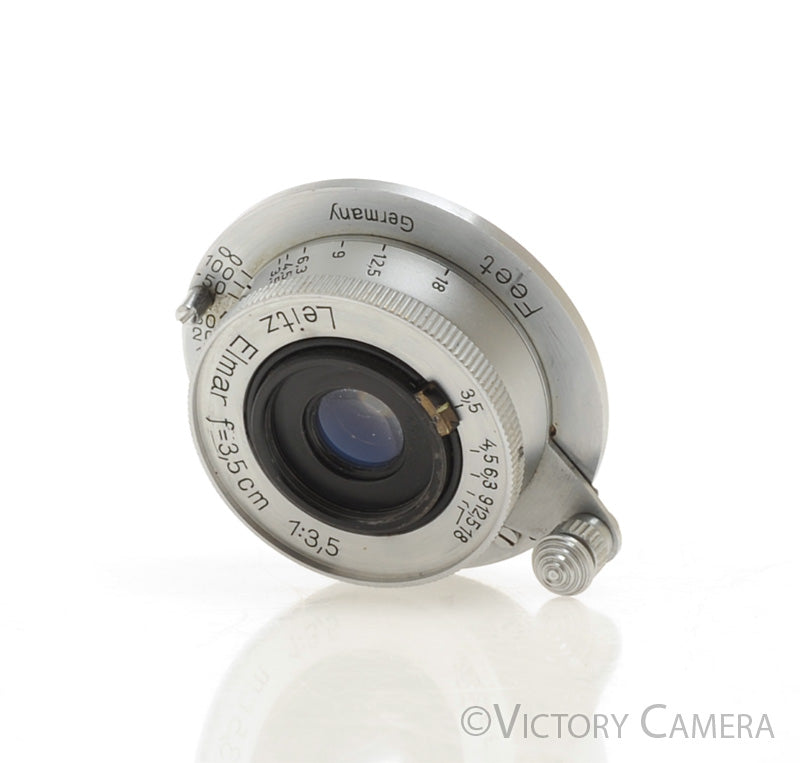 Leica Elmar 3.5cm 35mm F3.5 L39 LTM Screw Mount Lens Feet [GOOD] - Victory Camera