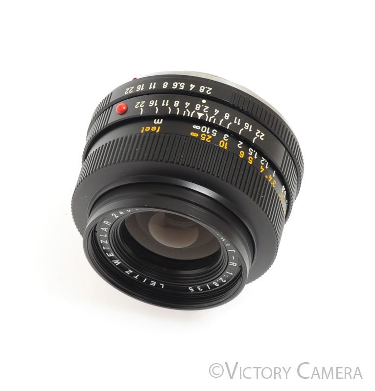 Leica Elmarit-R 35mm f2.8 3 Cam Wide Angle Lens for R Mount -Slight Haze- [EXC-] - Victory Camera