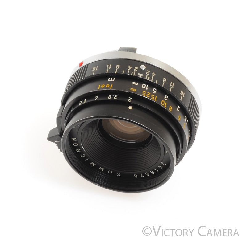 Leica Summicron 35mm f2 V3 Wide Angle Prime Lens for M Mount [EXC-] - Victory Camera
