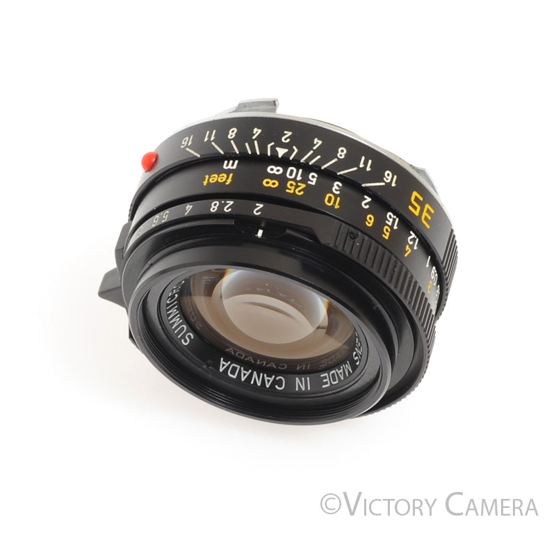 Leica Summicron-M 35mm f2 V4 "KING OF BOKEH" Wide Angle Lens -Clean- - Victory Camera