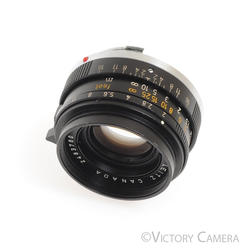 Leica Summicron 35mm f2 V3 Wide Angle Prime Lens for M Mount [EXC+] - Victory Camera