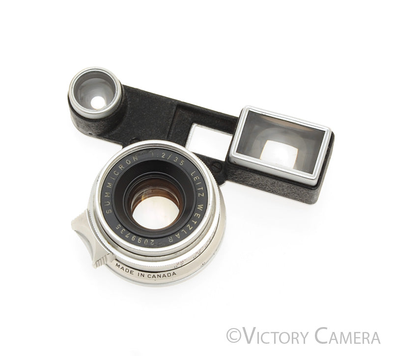Leica Summicron 35mm f2 V1 8 Element w/ Goggles -Mark on Rear- [EXC-] - Victory Camera