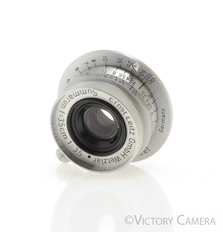 Leica Summaron 3.5cm 35mm F3.5 L39 LTM Screw Mount Lens (feet) [EXC-] - Victory Camera