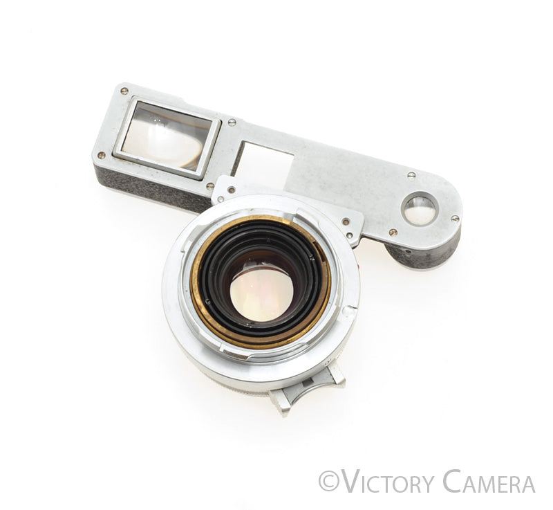 Leica Summicron 35mm f2 V1 8 Element w/ Goggles -Mark on Rear- [EXC-] - Victory Camera