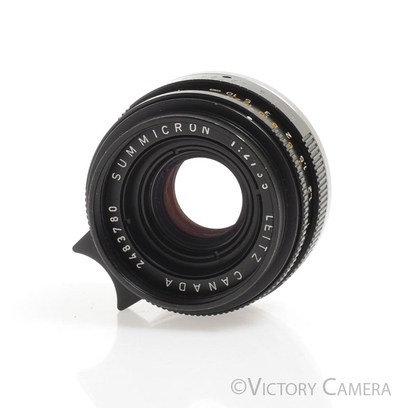 Leica Summicron 35mm f2 V3 Wide Angle Prime Lens for M Mount [EXC+] - Victory Camera
