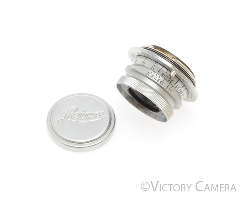 Leica Summaron 3.5cm 35mm F3.5 L39 LTM Screw Mount Lens (feet) [EXC-] - Victory Camera