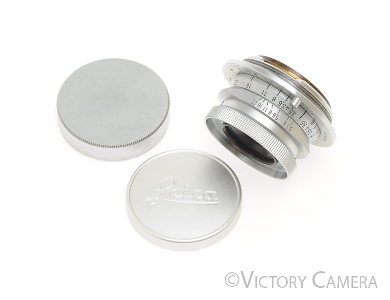 Leica Summaron 3.5cm 35mm F3.5 L39 LTM Screw Mount Lens (feet) [EXC-] - Victory Camera