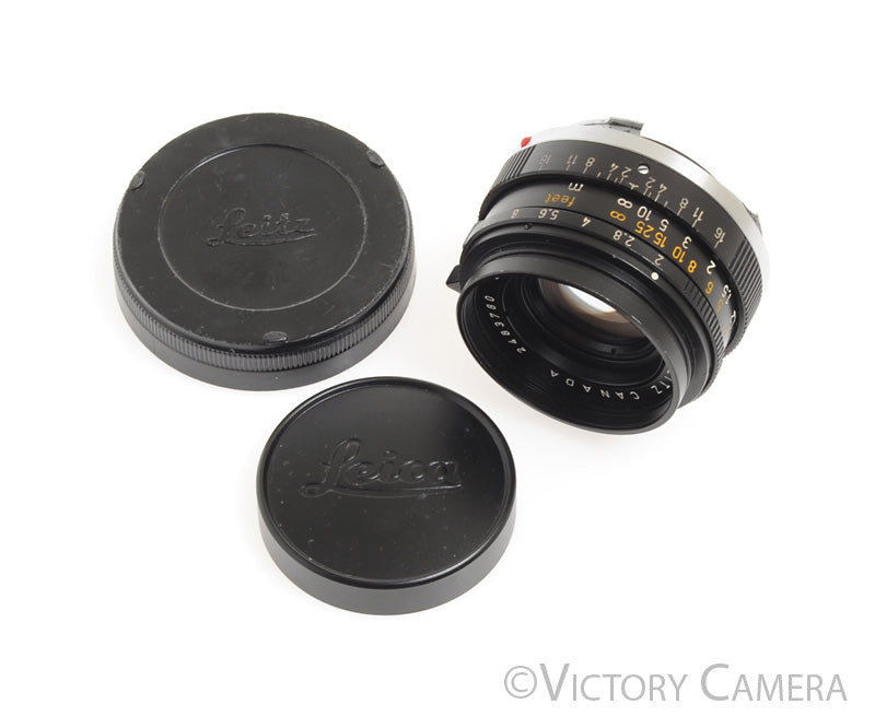 Leica Summicron 35mm f2 V3 Wide Angle Prime Lens for M Mount [EXC+] - Victory Camera