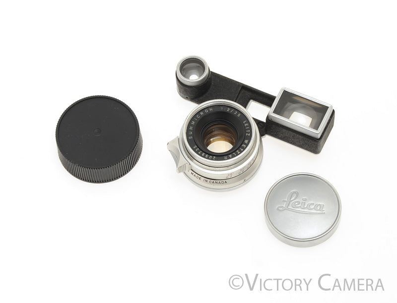 Leica Summicron 35mm f2 V1 8 Element w/ Goggles -Mark on Rear- [EXC-] - Victory Camera