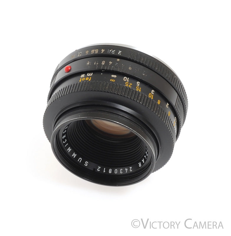 Leica Leitz Summicron-R 50mm f2 2 Cam Prime Lens for R Mount - Victory Camera