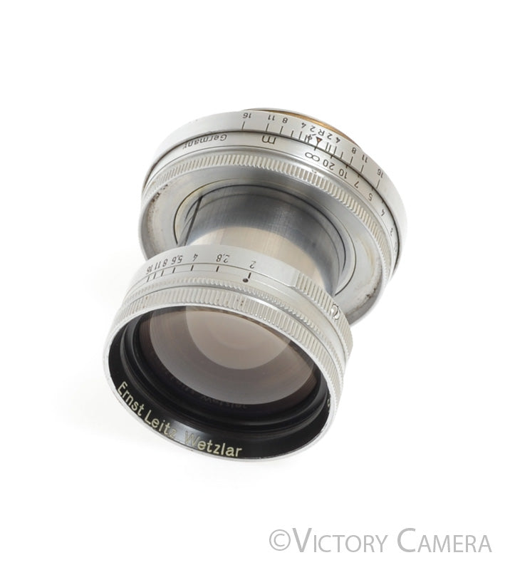 Leica 5cm 50mm f2 Collapsible Summicron Coated LTM Prime Lens -Nice- [EXC] - Victory Camera