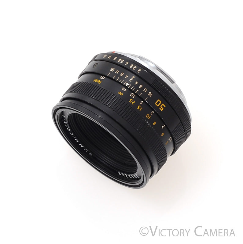 Leica Leitz Summicron-R 50mm f2 3 Cam Prime Lens for R Mount [EXC-] - Victory Camera