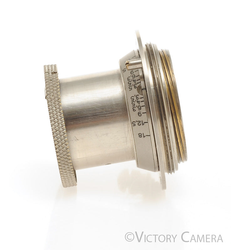 Leica Elmar Uncoated 5cm 50mm F3.5 L39 Mtr LTM Screw Mount Lens - Victory Camera