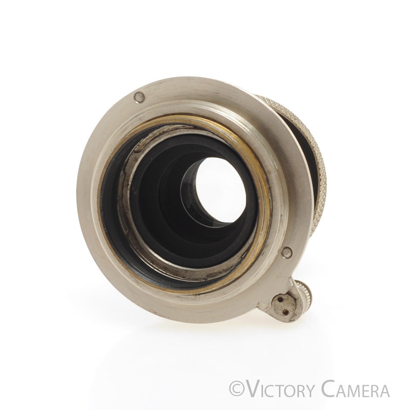 Leica Elmar Uncoated 5cm 50mm F3.5 L39 Mtr LTM Screw Mount Lens - Victory Camera