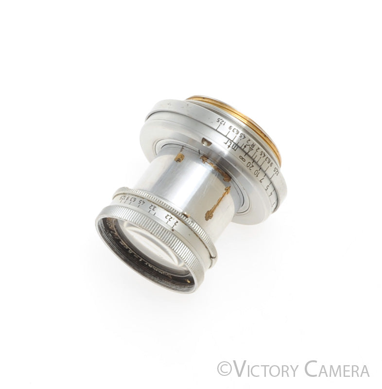 Leica Summar 5cm 50mm f2  LTM L39 Screw Mount Uncoated Lens [GOOD] - Victory Camera