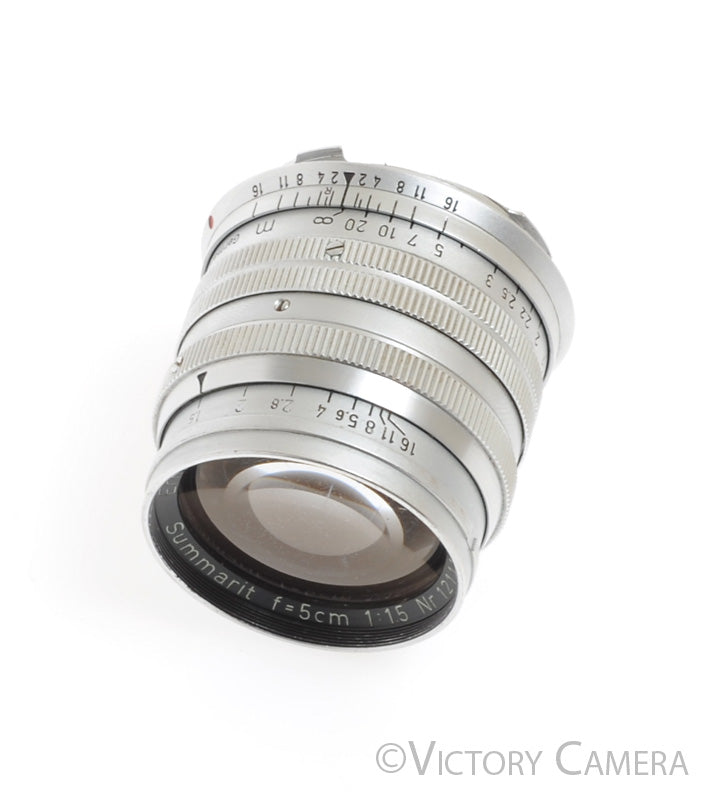 Leica Summarit M 5cm 50mm F1.5 Lens (light scratches) [EXC-] - Victory Camera