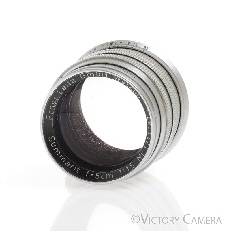 Leica Summarit M 5cm 50mm F1.5 Lens (light scratches) - Victory Camera