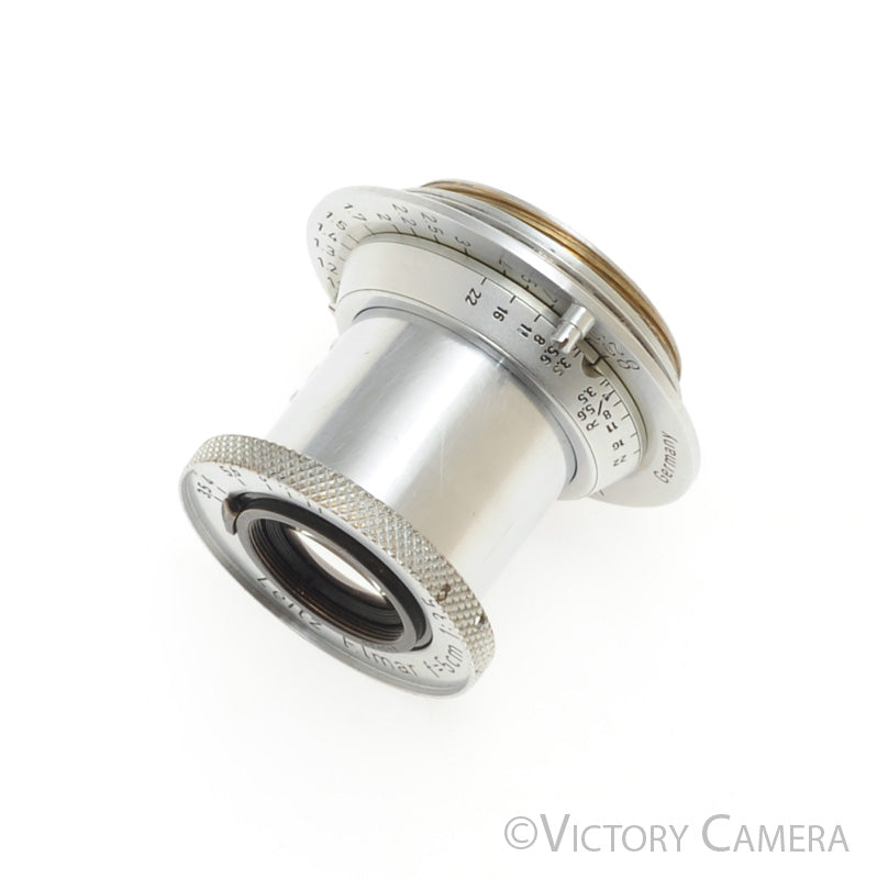 Leica Elmar 5cm 50mm f3.5 L39 LTM Screw Mount Lens w/ Bubble [EXC] - Victory Camera