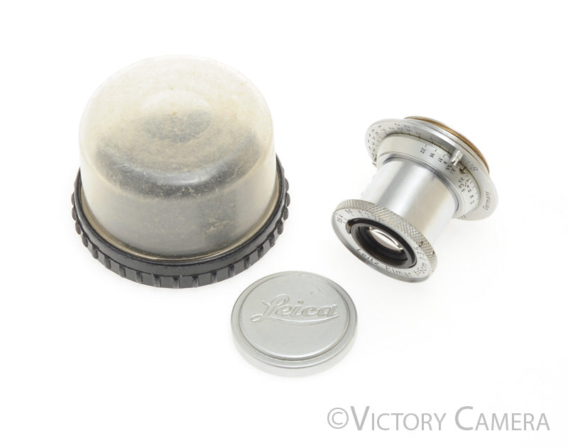 Leica Elmar 5cm 50mm f3.5 L39 LTM Screw Mount Lens w/ Bubble [EXC] - Victory Camera