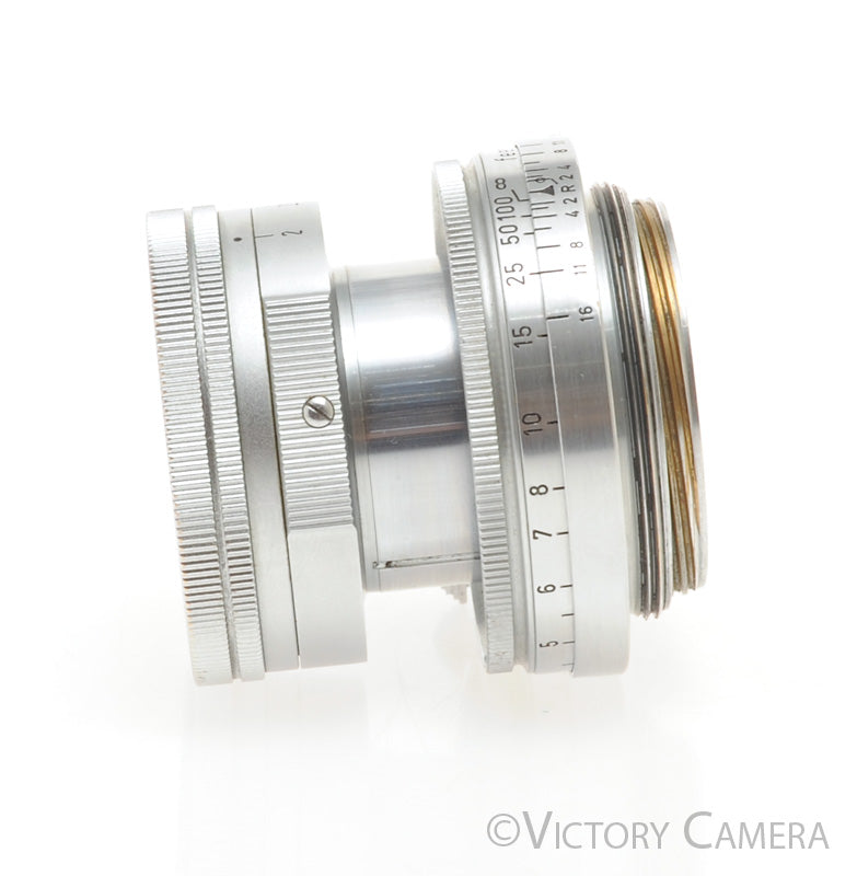 Leica 5cm 50mm f2 Collapsible Summicron Coated LTM Prime Lens  [EXC+] - Victory Camera