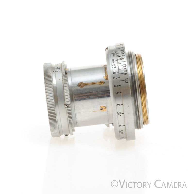 Leica Summar 5cm 50mm f2  LTM L39 Screw Mount Uncoated Lens [GOOD] - Victory Camera