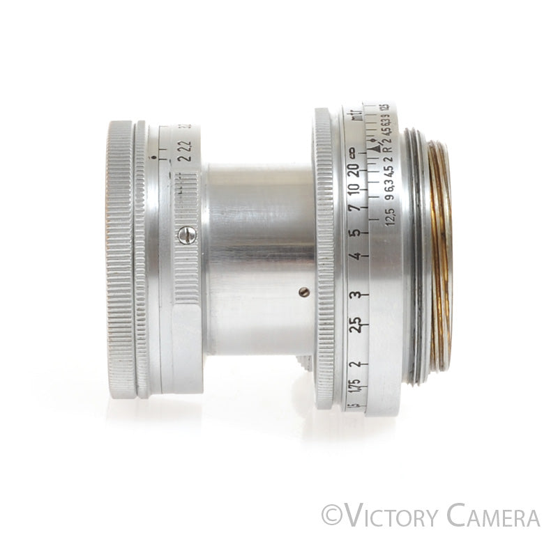 Leica Screw Mount Collapsible Summitar 5cm 50mm f2 Uncoated Lens L39 LTM  [EXC+] - Victory Camera