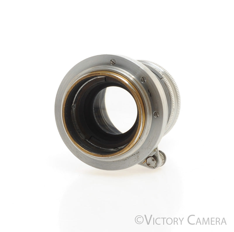 Leica Summar 5cm 50mm f2  LTM L39 Screw Mount Uncoated Lens [GOOD] - Victory Camera