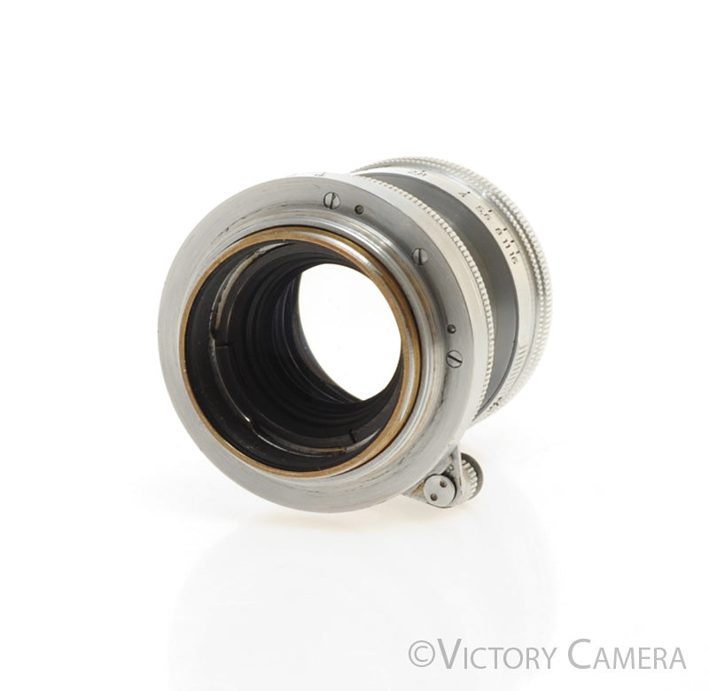 Leica Screw Mount Summitar 5cm 50mm f2 Coated Lens L39 LTM (Meters) [GOOD] - Victory Camera