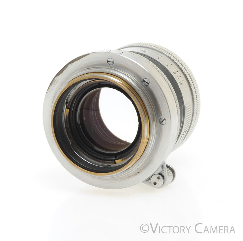 Leica 5cm 50mm f2 Collapsible Summicron Coated LTM Prime Lens  [EXC+] - Victory Camera