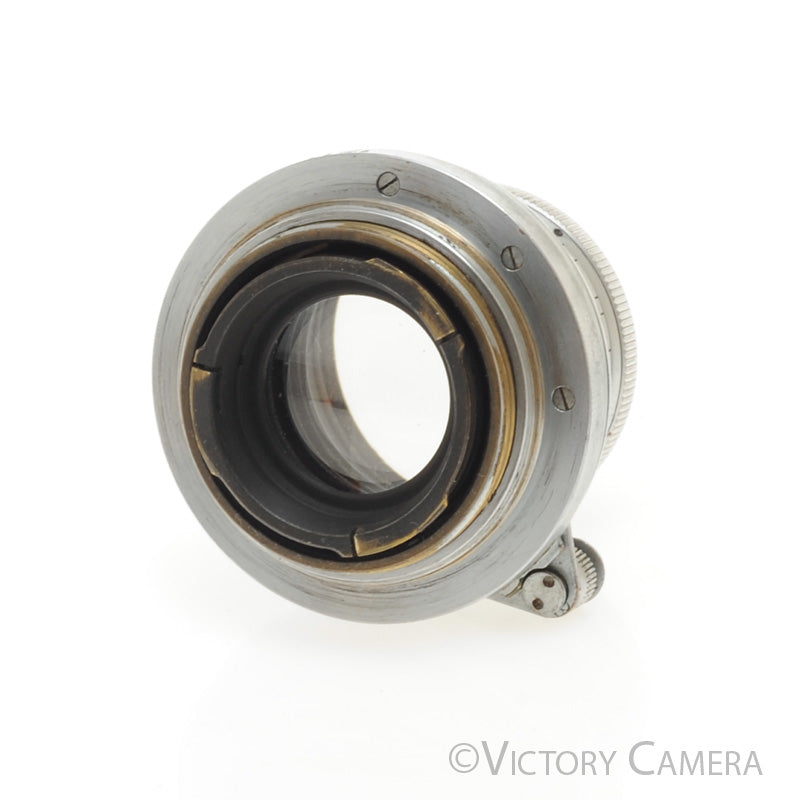 Leica Summar 5cm 50mm f2  LTM L39 Screw Mount Uncoated Lens [EXC] - Victory Camera