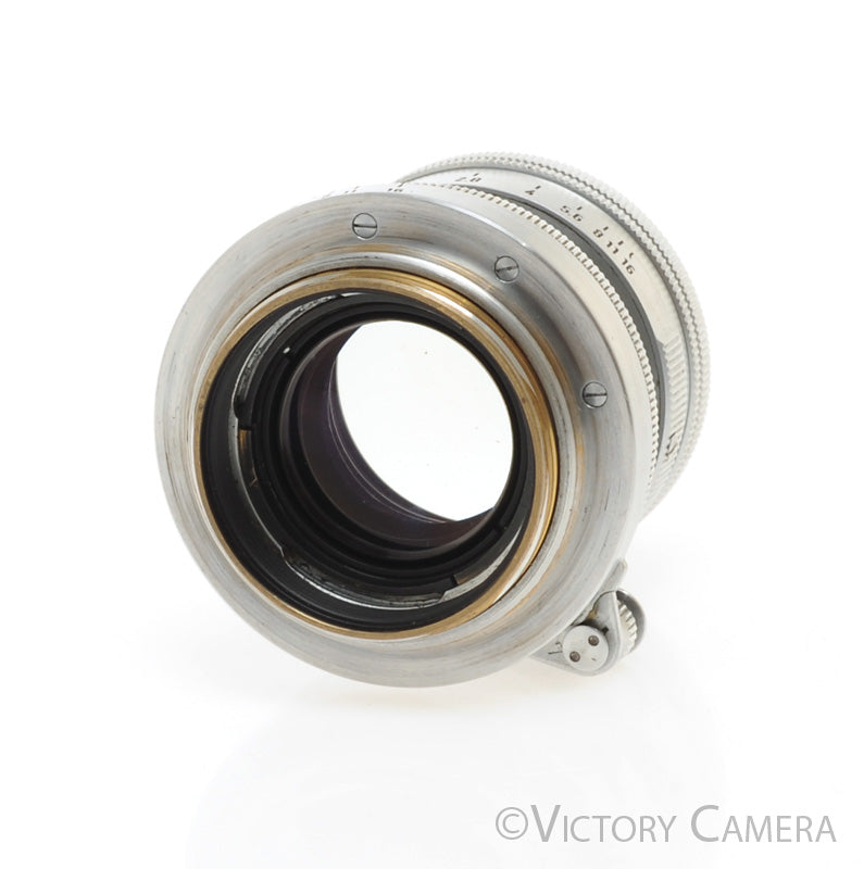 Leica 5cm 50mm f2 Collapsible Summicron Coated LTM Prime Lens -Nice-  [EXC+] - Victory Camera
