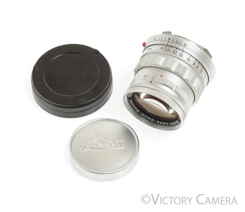 Leica 5cm 50mm f2 V2 Rigid Summicron M Mount Lens [EXC+] - Victory Camera