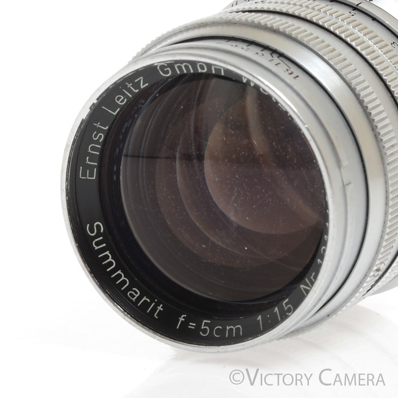 Leica Summarit M 5cm 50mm F1.5 Lens (light scratches) - Victory Camera