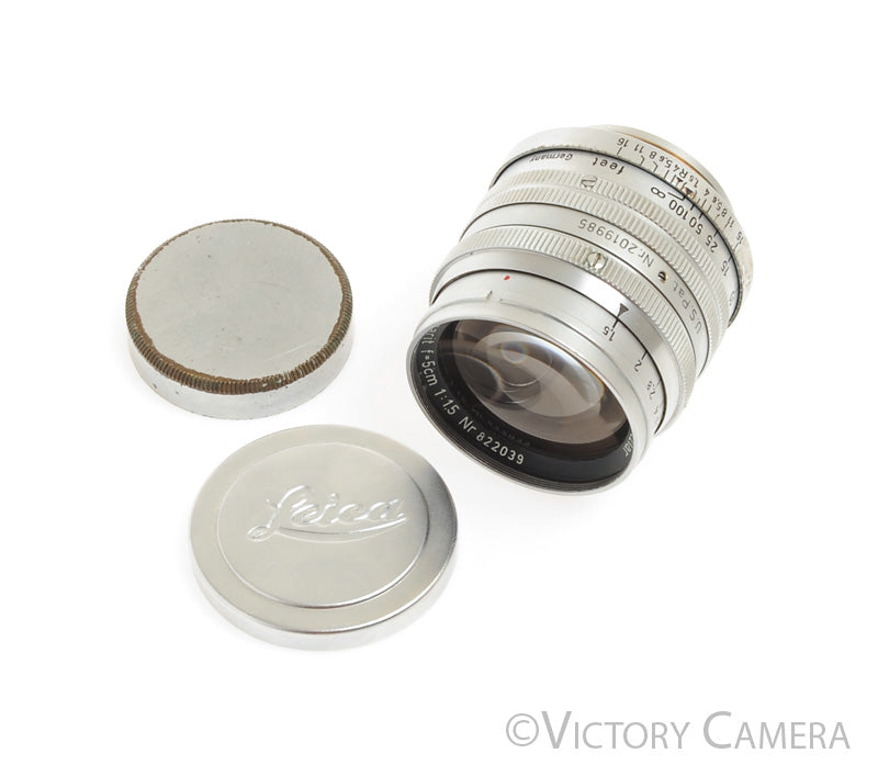 Leica Summarit 5cm 50mm f1.5 L39 LTM Screw Mount Lens (feet) [Good] - Victory Camera