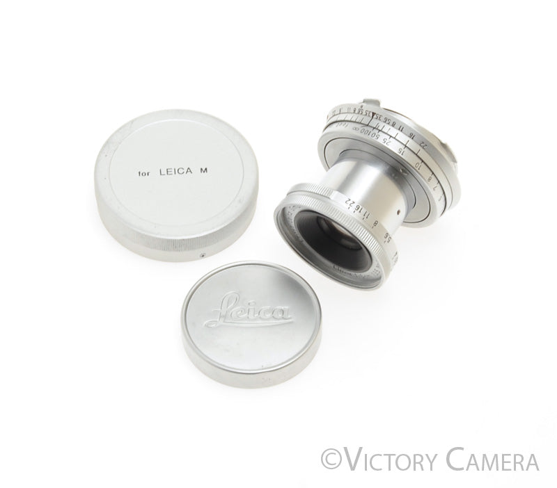 Leica 5cm 50mm f3.5 Elmar M Mount Collapsible Lens [EXC] - Victory Camera