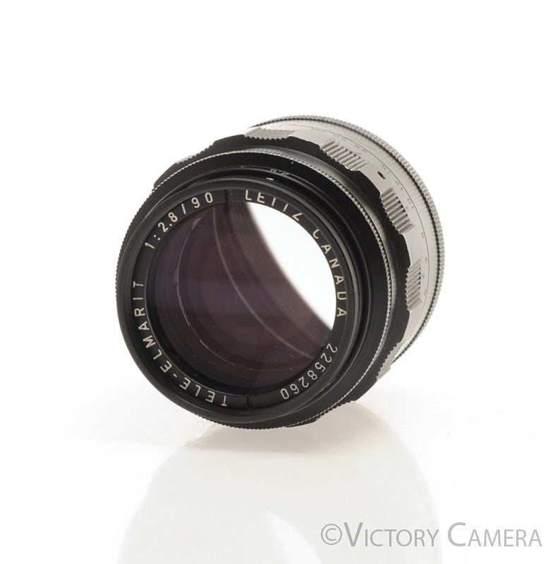 Leica 90mm f2.8 Tele-Elmarit Black &quot;Fat&quot; Telephoto Lens for M Mount [EXC]