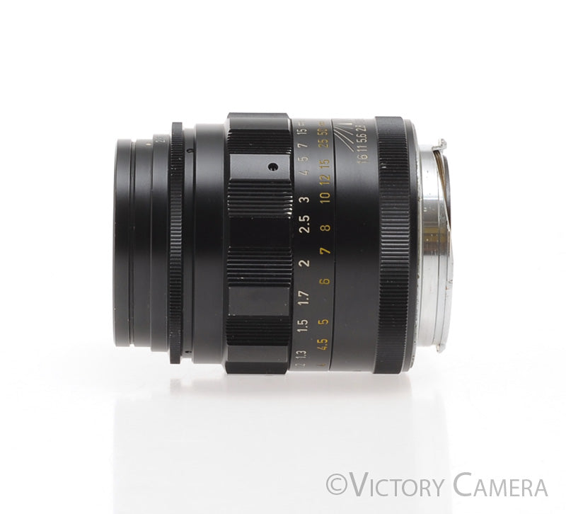 Leica 90mm f2.8 Tele-Elmarit Black "Fat" Telephoto Lens for M Mount [EXC] - Victory Camera