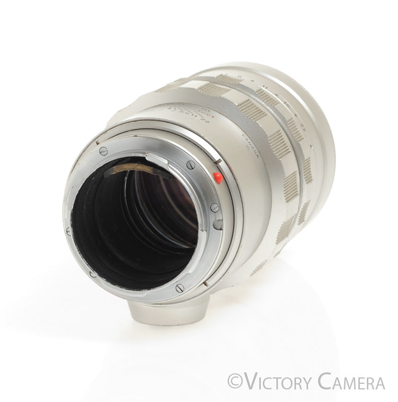 Leica 90mm f2 V1 Summicron-M Chrome M Mount Prime Lens [EXC] - Victory Camera